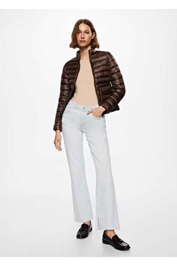 MANGO Woman Quilted Anorak with Pocket
