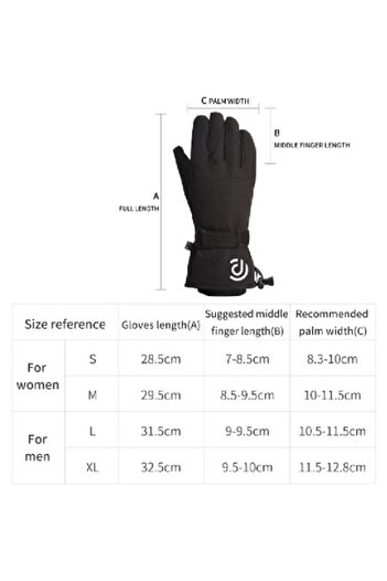 Schulzz Ultralight Waterproof Unisex Touchscreen Ski & Snowboard Gloves