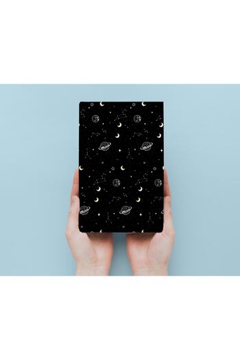 Siyer Yayınları Set de 3 caiete cu tematică spațială - A5 - cu rigle - 13x21 cm - 64 pagini