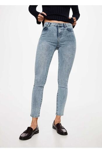 MANGO Woman Elsa Mid Waist Skinny Jeans