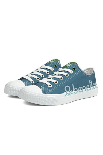 Benetton ® | Bn-30566 - 3374 Petrol - Kadın Spor Ayakkabı