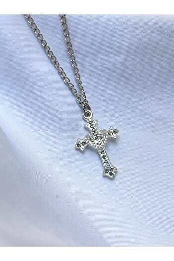 sleyshop Taşlı Haç Kolye