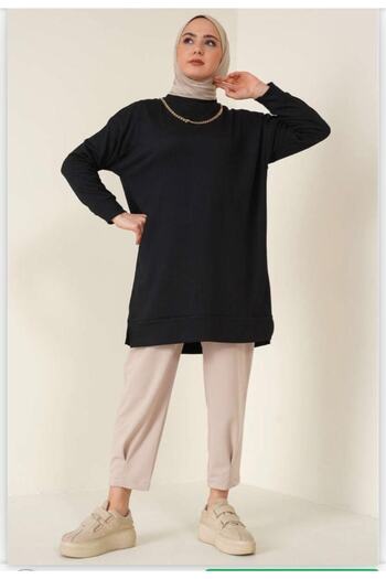 VOLT CLOTHİNG Women's Front Chain Hijab Tunic