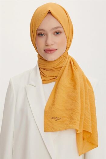 Armine Cotton Anti-Sweat Fabric Jazz (CAZ) Shawl Mustard