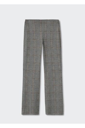 MANGO Woman Patterned Flared Trousers