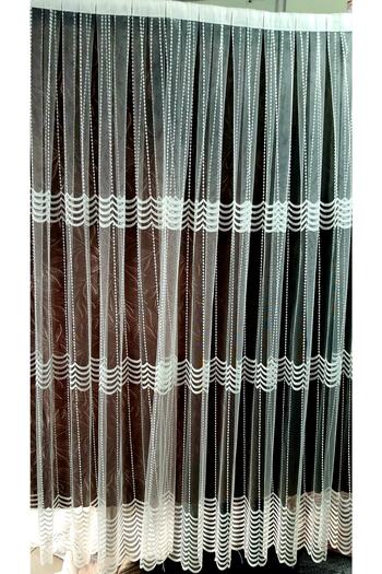 TEKSTİLCİ Tulle Curtain 1/3 Pleated 250x250