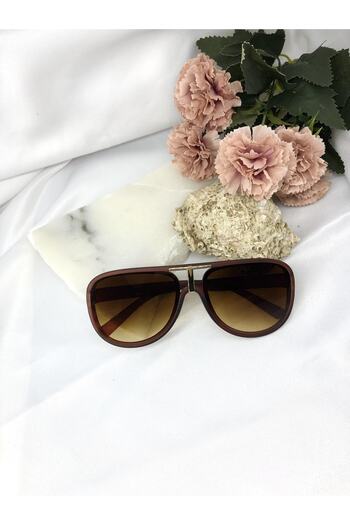 Di Caprio Taraz Drop Brown Men's Sunglasses