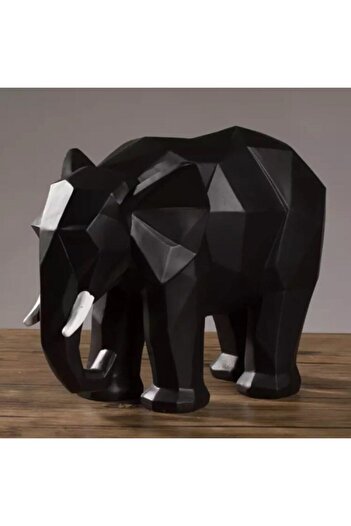 KOLDEMARTCOLLECTİON Cubic Elephant Sculpture