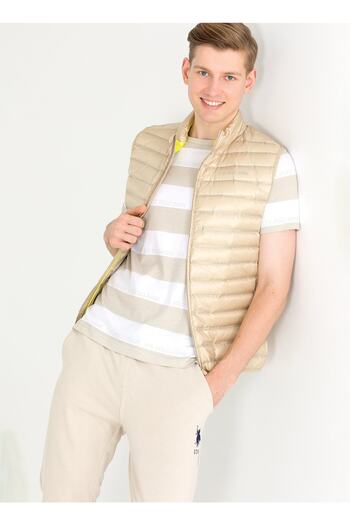 U.S. Polo Assn. Кам'яний чоловічий жилет Frency23y