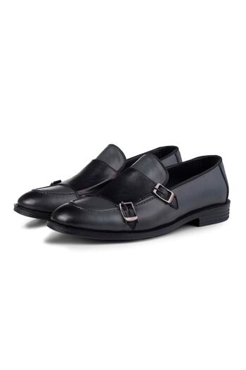 Ducavelli Double Genuine Leather Men's Loafer Classic Moccasin Shoes