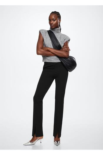 MANGO Woman Trousers with Slits on the Legs