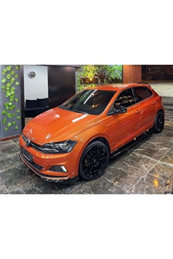 NamTuning Polo Mk6 Custom Ön Ek Ön Karlık Boyasız Mat Siyah 2018 Ve Üzeri Uyumlu