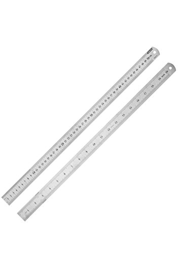 Bigpoint Steel Ruler 50 Cm Box of 12