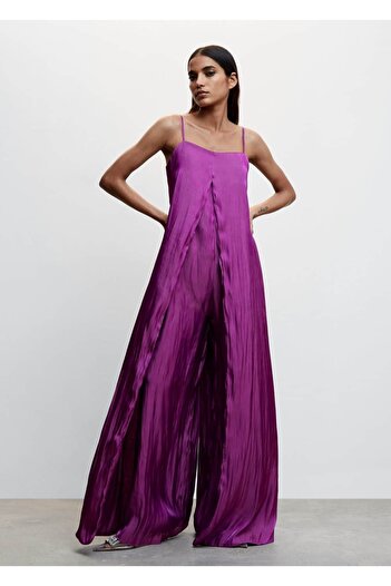 MANGO Woman Thin Strap Jumpsuit