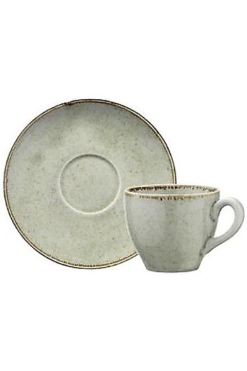 Kütahya Porselen Lima Pearl Turkish Coffee Cup Set 6 Pieces Green