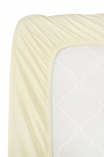 Karaca Home Light Brown 100% Cotton Plain Bed Sheet 160X240 cm