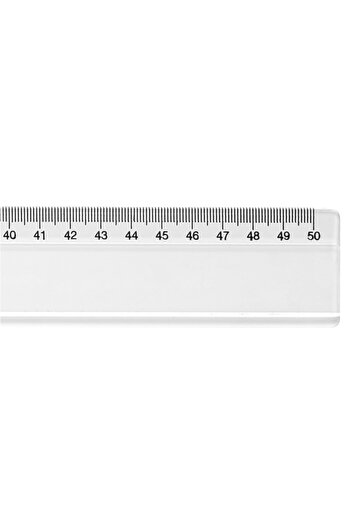 Bigpoint Plastic Wide Ruler 50 Cm Box of 10