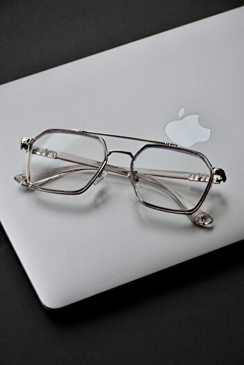 LOOKUP Mavi Işık Koruyucu Gözlük Unisex Ekran Gözlüğü Optik Uyumlu Camı Değişir Vintage Füme Çerçeve