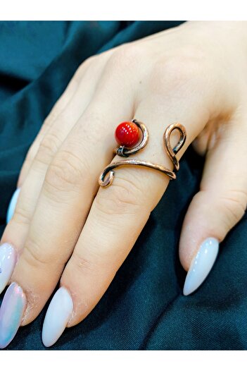 kapris concept Genuine Stone, Handmade Wrap Design Antique Vintage Ring