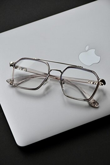 LOOKUP Mavi Işık Koruyucu Gözlük Unisex Ekran Gözlüğü Optik Uyumlu Camı Değişir Vintage Füme Çerçeve
