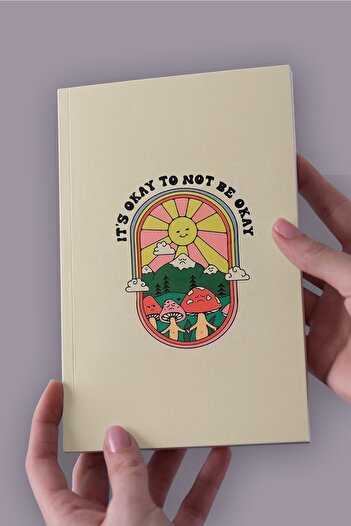 Yushi Club A5 Notebook It's Okay Not To Be Okay Motto (50 Sheets)