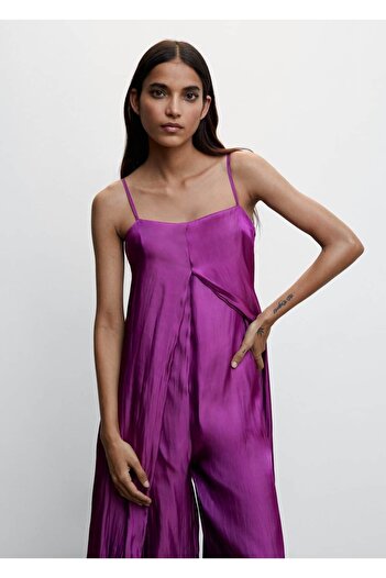 MANGO Woman Thin Strap Jumpsuit