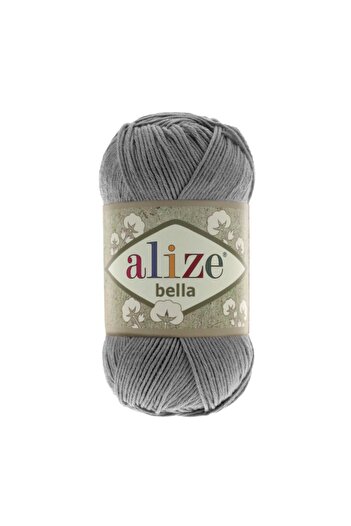 Alize Bella 5 Pack Grey Knitting Yarn - 87 Charcoal