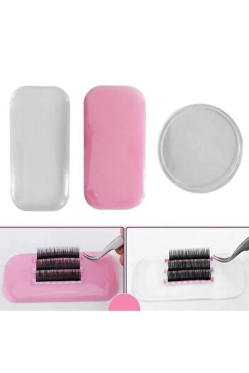 OZLEM BASAR BEAUTY Ipek Kirpik Paleti Kaydırmaz Silikon Ipek Kirpik Dizme Standı Ipek Kirpik Paleti