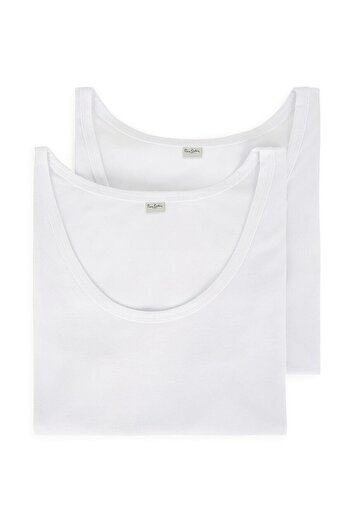 Pierre Cardin Men's 2-pack Undershirt Combed Cotton PC400