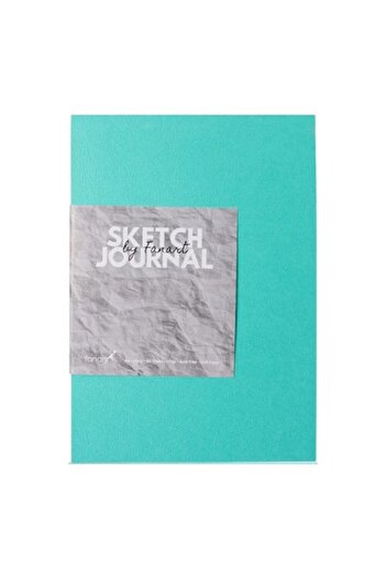 Fanart Academy Sketch Sketch Drawing Notebook Journal 110 Gr 60 Sheets A4 Turquoise