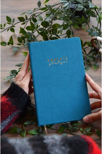 CoNotes 13×21 Cm Leather Thread Stitching Undated Agenda/Undated Planner