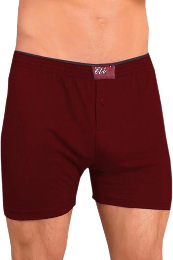 Tutku Elit Men's Towel Waist Combed Cotton Boxer 1101 - 9 Pieces