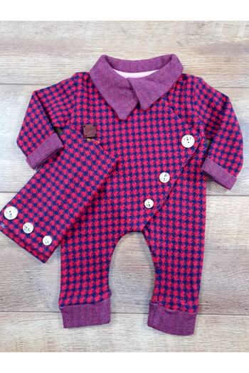 Aist Baby Bandana Velvet Jumpsuit