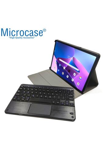 Microcase Lenovo Tab M10 Tb328fu 10.1 Inch / T328 Touchpad Bluetooth Klavye Standlı Kılıf - Bkk2