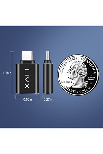 LivX Usb 3.1 To Type-c 10gbps 3a Hızlı Şarj Ve Data Aktarımı Çevirici Dönüştürücü Otg Adaptör Otgcz