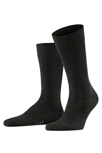 FALKE Herren Socken - Family SO, Allrounder Strümpfe, Uni, Baumwollmischung