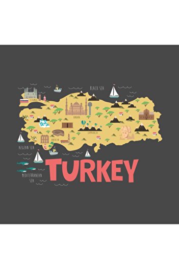 Pixxa Türkiye Map Mug