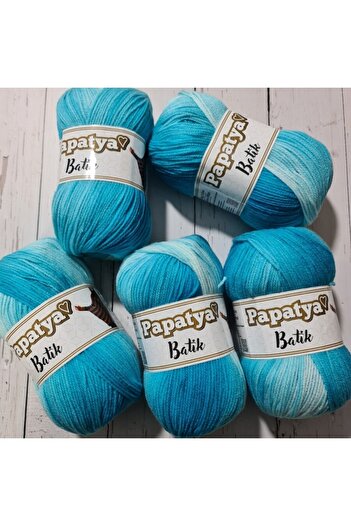 Ceyhun Yün Papatya Ebruli El Örgü Ipleri-500 Gr (5 Adet) - 06