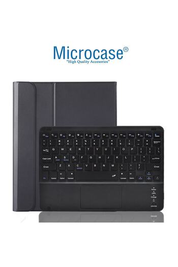 Microcase Lenovo Tab M10 Tb328fu 10.1 Inch / T328 Touchpad Bluetooth Klavye Standlı Kılıf - Bkk2