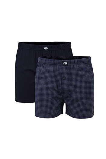 Ceceba Herren-Shorts, 2er-Pack – Boxershorts, Basic, Baumwolle, Single Jersey, M-3XL