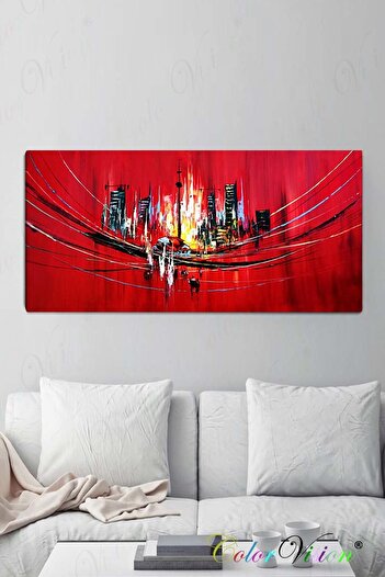 ColorVision Red City Kanvas Tablo