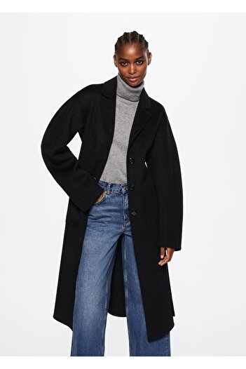 MANGO Woman Handmade Fitted Coat
