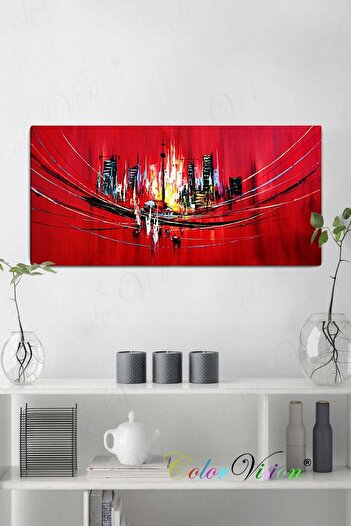 ColorVision Red City Kanvas Tablo