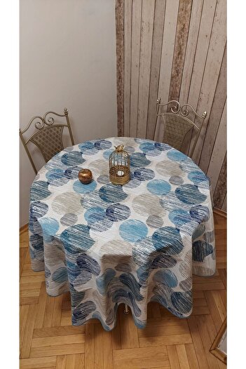 gonk Round, Duck (Liquid Repellent, Stain Resistant) Fabric, Table Cloth