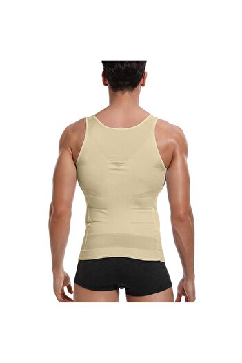 MİSTİRİK Torenova Regional Firming and Shaping Men's Corset Undershirt Skin Color