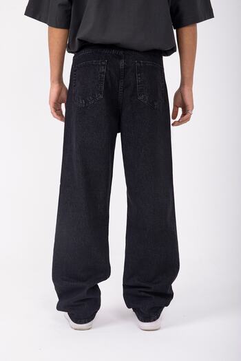 Gofeel Atelier Oversize Basic Antrasit Renkli Baggy Bol Jean Relaxed Pantolon