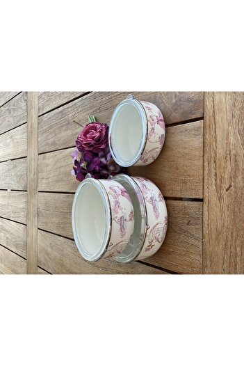 Ezem Zs108 Enamel Ballerina 3-Piece Storage Container
