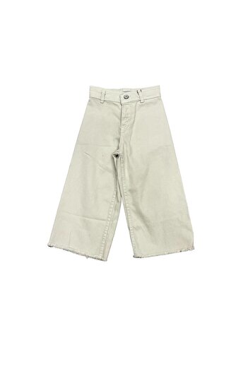 Escabel Girl's Wide Leg High Waist Gabardine Trousers
