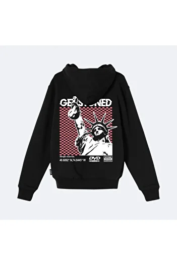 Shout Υπερμεγέθη Get Stoned Oldschool Unisex Hoodie