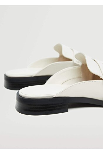 MANGO Woman Arkası Açık Loafer Ayakkabı